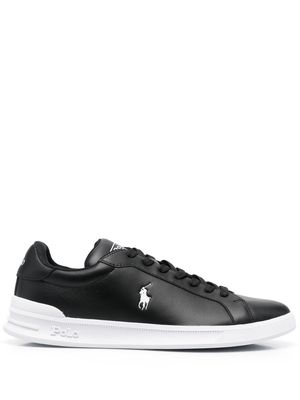 Polo Ralph Lauren embroidered-pony low-top sneakers - Black