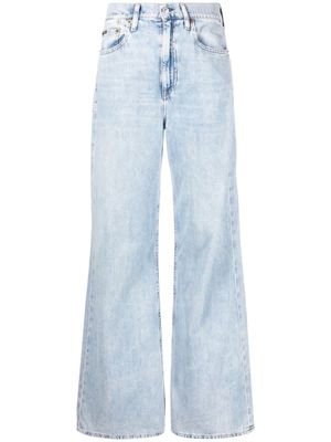 Polo Ralph Lauren faded wide-leg jeans - Blue