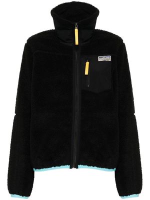 Polo Ralph Lauren faux-shearling zip-up jacket - Black