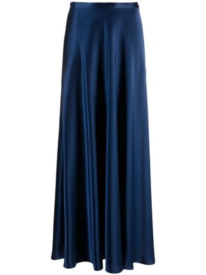 Polo Ralph Lauren flared satin skirt - Blue