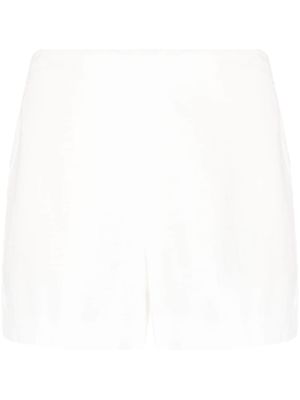 Polo Ralph Lauren Flat Front linen shorts - White