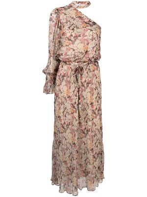 Polo Ralph Lauren floral one-shoulder maxi dress - Neutrals