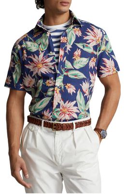 Polo Ralph Lauren Floral Seersucker Short Sleeve Button-Down Shirt in Belleville Floral