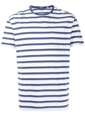 Polo Ralph Lauren front-pocket stripe T-shirt - Blue