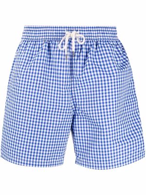 Polo Ralph Lauren gingham swim shorts - Blue