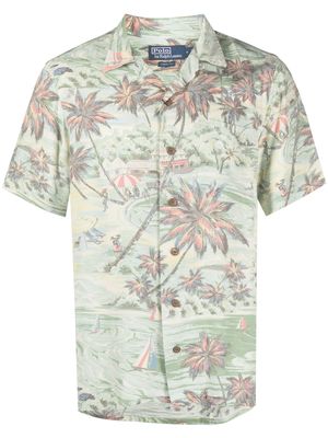 Polo Ralph Lauren Hawaiian-print short-sleeve shirt - Green