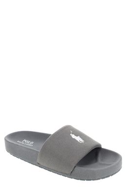 Polo Ralph Lauren Hendrick Slide Sandal in Charcoal