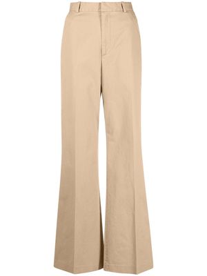 Polo Ralph Lauren high-waisted flared trousers - Neutrals