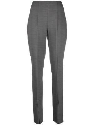 Polo Ralph Lauren high-waisted split-hem leggings - Grey