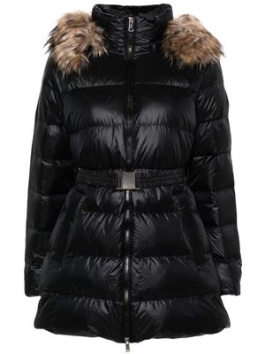 Polo Ralph Lauren hooded belted padded coat - Black