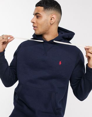 Polo Ralph Lauren hoodie in navy with logo