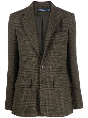 Polo Ralph Lauren houndstooth single-breasted blazer - Green