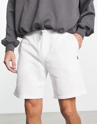 Polo Ralph Lauren icon logo spa terrycloth shorts in white - part of a set