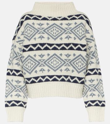 Polo Ralph Lauren Intarsia wool and cotton-blend sweater