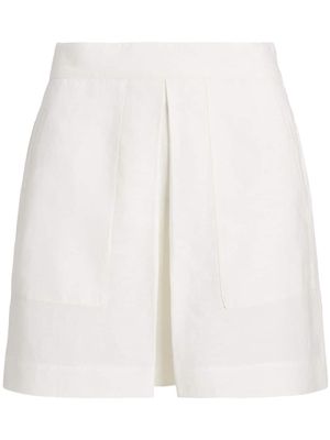 Polo Ralph Lauren inverted-pleat miniskirt - White