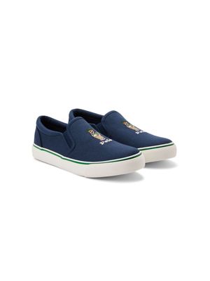 Polo Ralph Lauren Keaton Bear slip-on sneakers - Blue