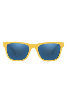 Polo Ralph Lauren Kids' 49mm Mirrored Square Sunglasses in Yellow