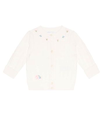Polo Ralph Lauren Kids Baby embroidered cotton cardigan