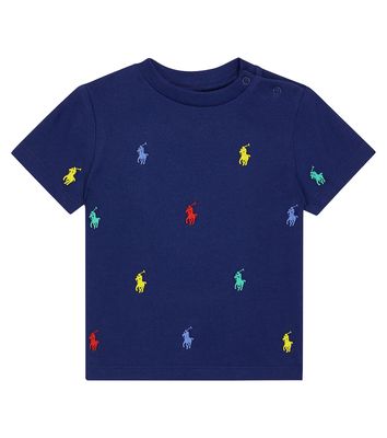 Polo Ralph Lauren Kids Baby embroidered cotton T-shirt