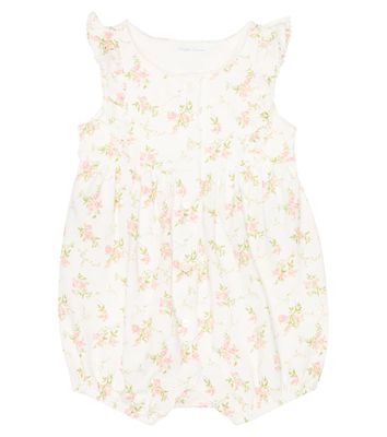 Polo Ralph Lauren Kids Baby floral cotton romper