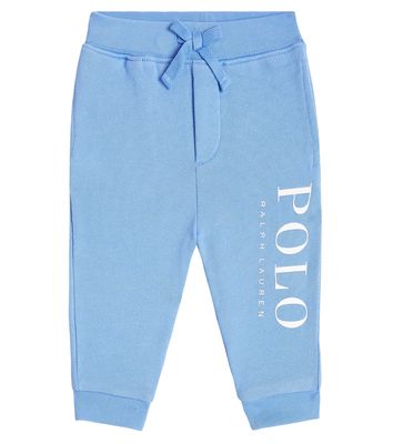 Polo Ralph Lauren Kids Baby logo cotton-blend sweatpants