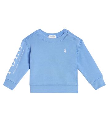 Polo Ralph Lauren Kids Baby logo cotton-blend sweatshirt