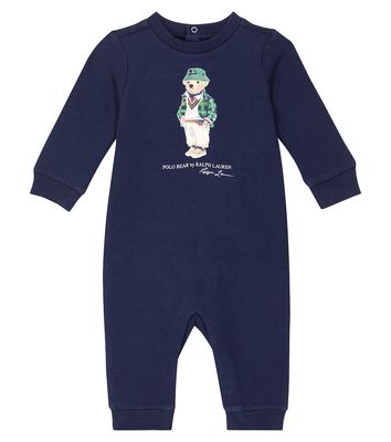 Polo Ralph Lauren Kids Baby Polo Bear cotton-blend jumpsuit