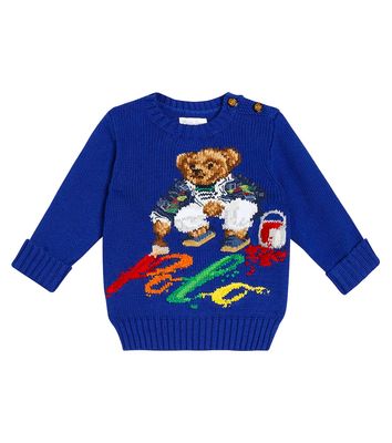 Polo Ralph Lauren Kids Baby Polo Bear cotton sweater