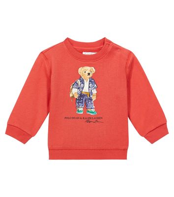 Polo Ralph Lauren Kids Baby Polo Bear cotton sweatshirt