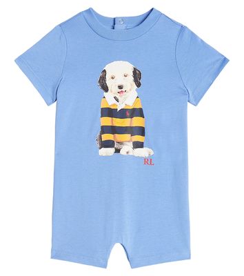 Polo Ralph Lauren Kids Baby printed cotton playsuit
