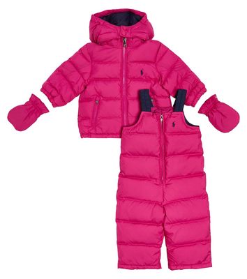 Polo Ralph Lauren Kids Baby ski jacket and pants set