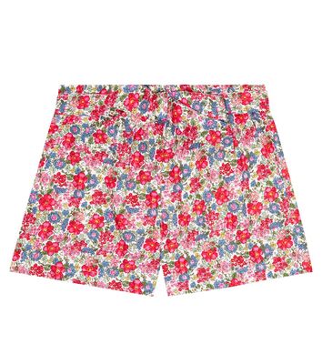 Polo Ralph Lauren Kids Belted floral cotton shorts