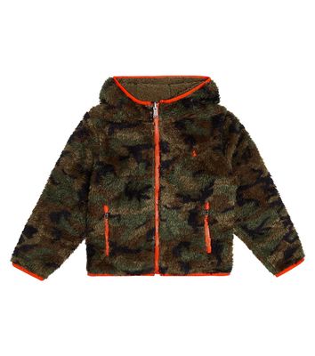 Polo Ralph Lauren Kids Camouflage faux shearling jacket
