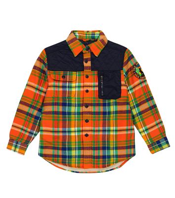 Polo Ralph Lauren Kids Checked cotton flannel shirt