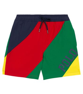 Polo Ralph Lauren Kids Colorblocked swim shorts