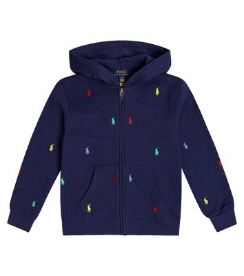 Polo Ralph Lauren Kids Cotton-blend hoodie