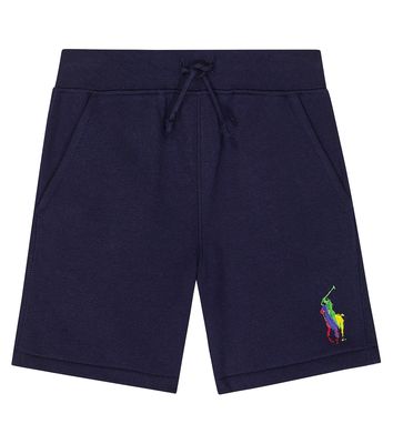 Polo Ralph Lauren Kids Cotton-blend jersey shorts
