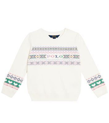 Polo Ralph Lauren Kids Cotton-blend jersey sweatshirt