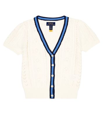 Polo Ralph Lauren Kids Cricket cable-knit cotton cardigan