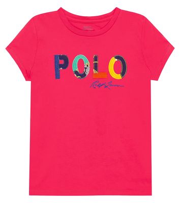 Polo Ralph Lauren Kids Embroidered cotton T-shirt