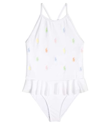 Polo Ralph Lauren Kids Embroidered swimsuit