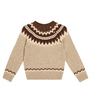 Polo Ralph Lauren Kids Fair Isle wool-blend sweater