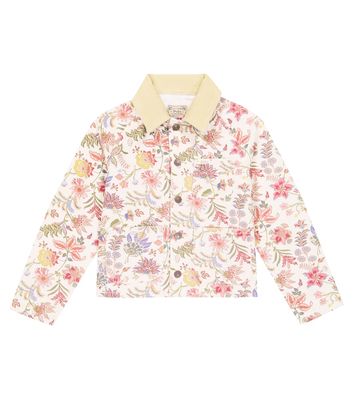 Polo Ralph Lauren Kids Floral cotton jacket