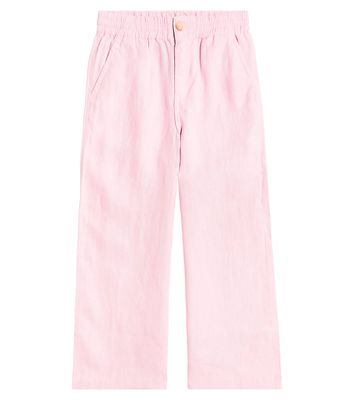 Polo Ralph Lauren Kids Linen wide-leg pants