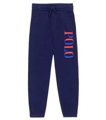 Polo Ralph Lauren Kids Logo cotton jersey sweatpants