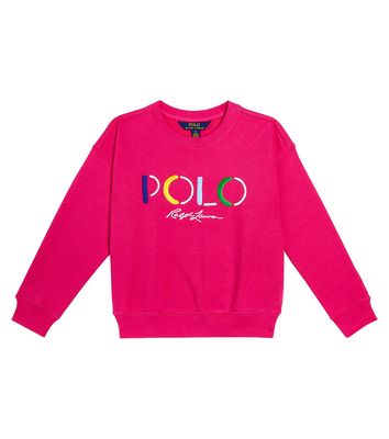 Polo Ralph Lauren Kids Logo embroidered cotton-blend sweater