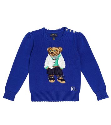 Polo Ralph Lauren Kids Polo Bear cotton sweater