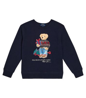 Polo Ralph Lauren Kids Polo Bear fleece sweatshirt