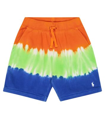 Polo Ralph Lauren Kids Printed cotton-blend shorts