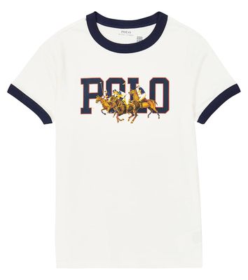 Polo Ralph Lauren Kids Printed cotton jersey T-shirt